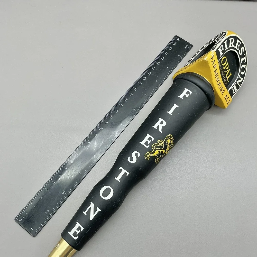 Firestone‎ Opal Farmhouse Ale Dry Hopped Saison Beer Tap Handle Black Gold